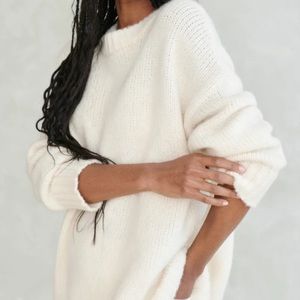 Alpaca Cocoon Crewneck